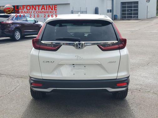 Platinum White Pearl 2021 Honda CR-V AWD EX-L