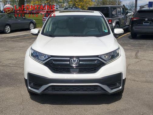 Platinum White Pearl 2021 Honda CR-V AWD EX-L