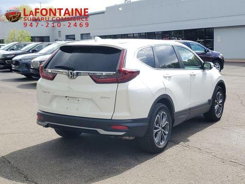 Platinum White Pearl 2021 Honda CR-V AWD EX-L