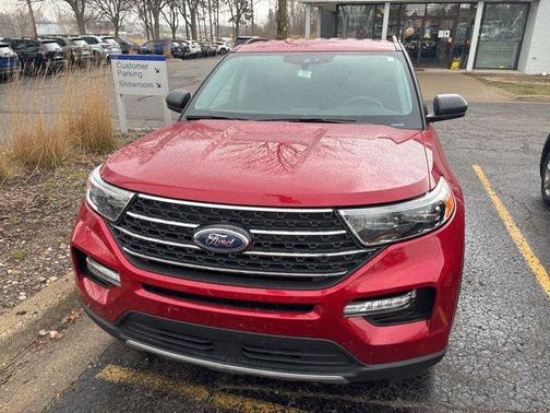 Rapid Red Metallic Tinted Clearcoat 2023 Ford Explorer XLT
