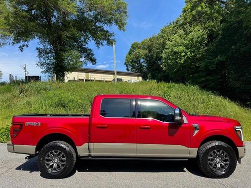Rapid Red Metallic Tinted Clearcoat 2025 Ford F-150 King Ranch