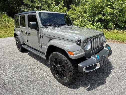 Gray 2023 Jeep Wrangler 4xe Sahara