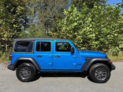 Hydro Blue Pearl 2025 Jeep Wrangler Sport