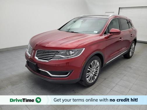 Red 2017 Lincoln MKX Reserve
