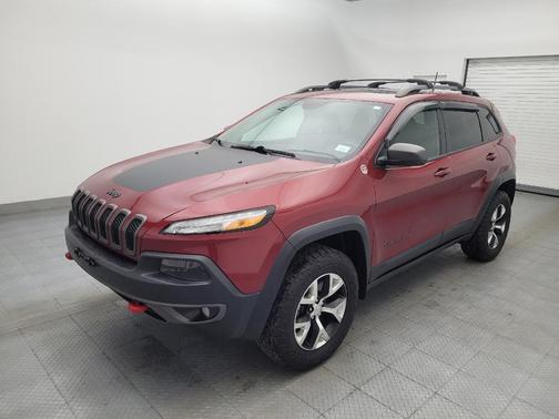Deep Cherry Red Crystal Pearlcoat 2017 Jeep Cherokee Trailhawk