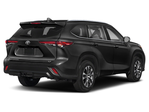 Midnight Black Metallic 2021 Toyota Highlander XLE
