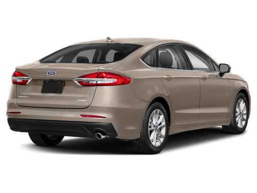 White Gold Metallic 2019 Ford Fusion SE