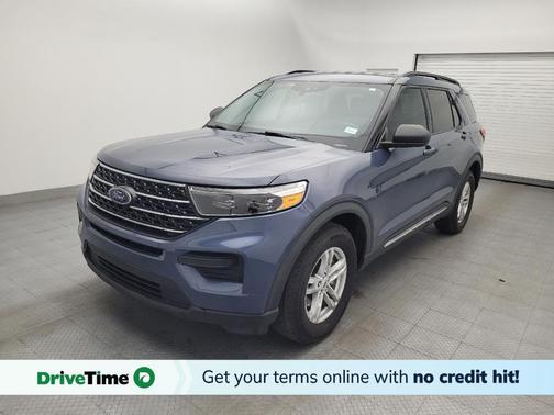 Infinite Blue Metallic Tinted Clearcoat 2021 Ford Explorer XLT