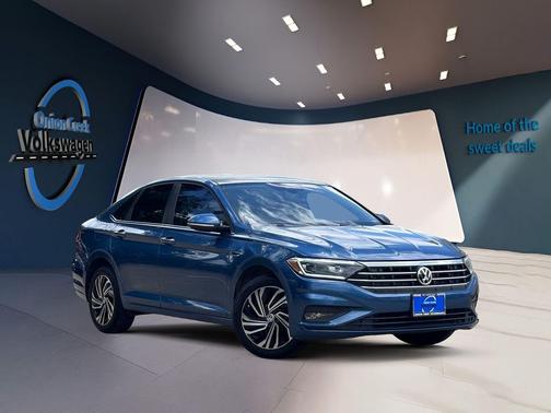 Blue Silk Metallic 2020 Volkswagen Jetta 1.4T SEL Premium
