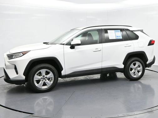 Super White 2021 Toyota RAV4 XLE