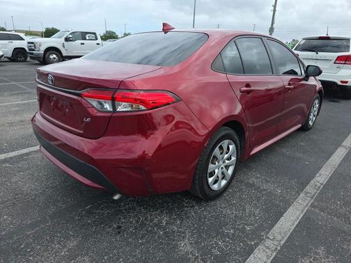 Ruby Flare Pearl 2022 Toyota Corolla LE