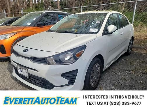 Clear White 2021 Kia Rio S