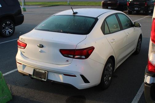 Clear White 2021 Kia Rio S