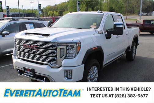 White Frost Tricoat 2022 GMC Sierra 3500 Denali