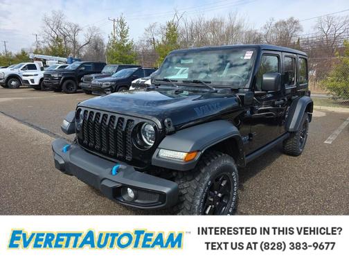 Black Clearcoat 2023 Jeep Wrangler 4xe Willys