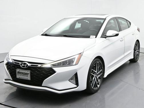 Ceramic White 2020 Hyundai ELANTRA Sport