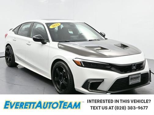 Platinum White Pearl 2022 Honda Civic Si Base