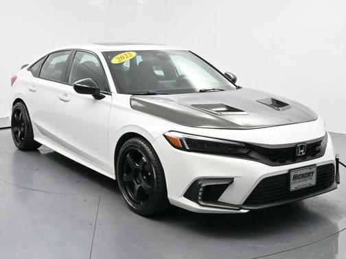 Platinum White Pearl 2022 Honda Civic Si Base