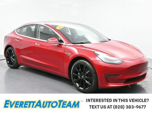 Red Multi-Coat 2018 Tesla Model 3 Long Range