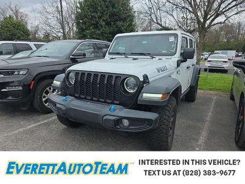 Bright White Clearcoat 2023 Jeep Wrangler 4xe Willys