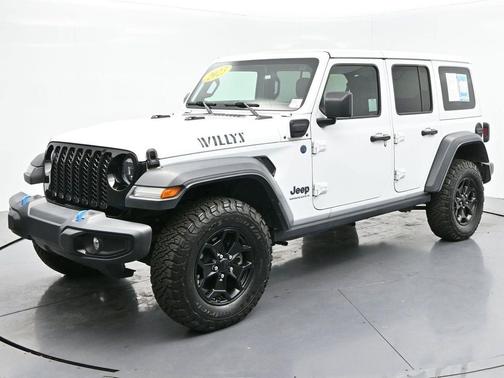 Bright White Clearcoat 2023 Jeep Wrangler 4xe Willys