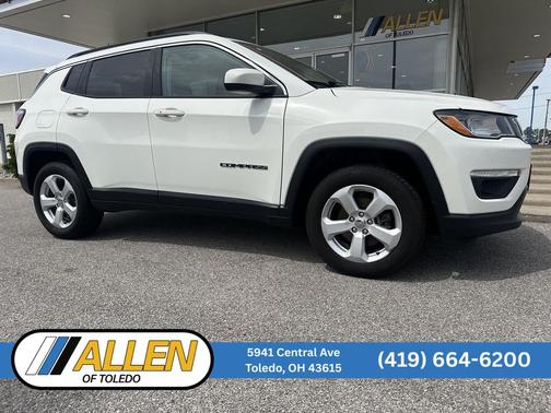 White Clearcoat 2020 Jeep Compass Latitude