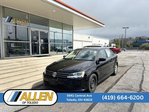 Black 2015 Volkswagen Jetta 2.0L S