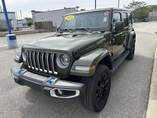Sarge Green Clearcoat 2023 Jeep Wrangler 4xe Sahara