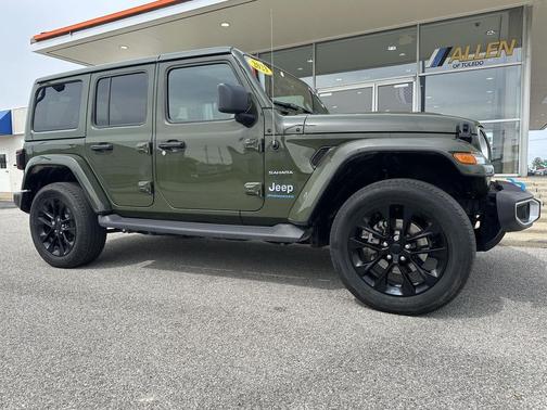 Sarge Green Clearcoat 2023 Jeep Wrangler 4xe Sahara