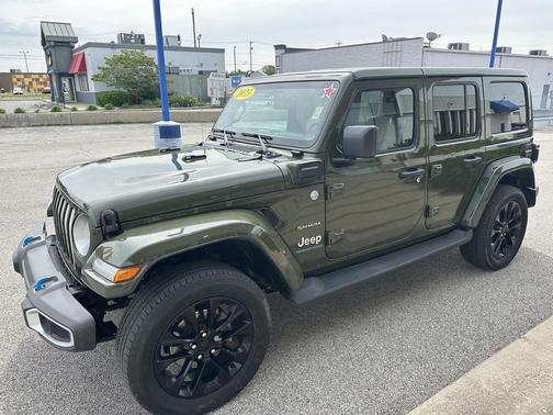 Sarge Green Clearcoat 2023 Jeep Wrangler 4xe Sahara