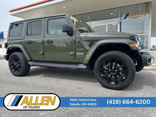 Sarge Green Clearcoat 2023 Jeep Wrangler 4xe Sahara
