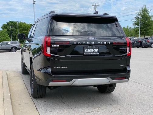 Black Metallic 2025 Ford Expedition Max Platinum