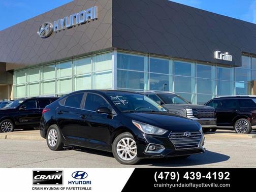 Absolute Black 2019 Hyundai Accent SEL