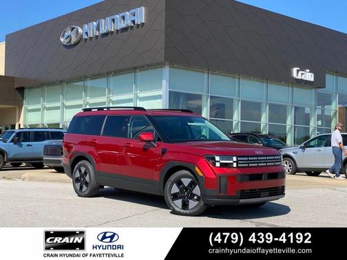 Red 2026 Hyundai SANTA FE HEV SEL