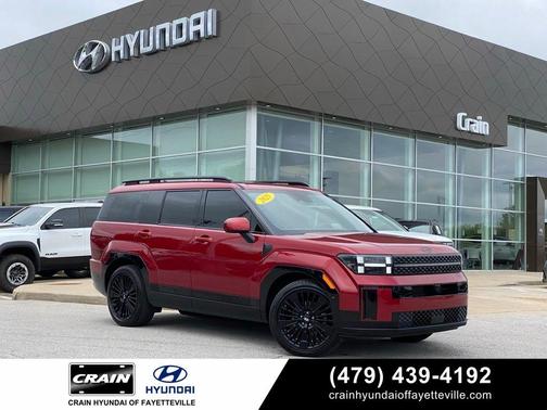 Red 2025 Hyundai SANTA FE HEV Calligraphy
