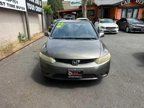 Gray 2008 Honda Civic LX