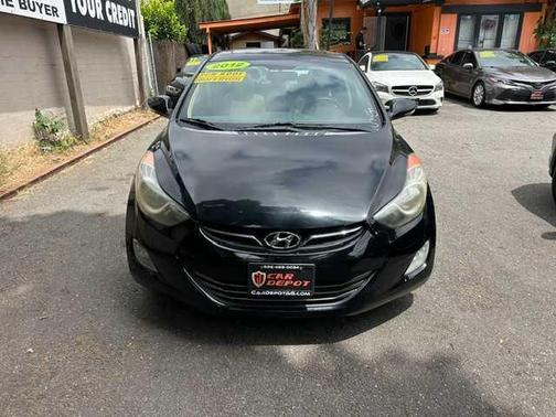 Black Noir Pearl 2012 Hyundai ELANTRA Limited