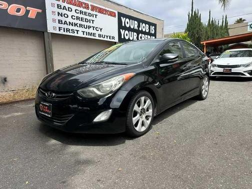 Black Noir Pearl 2012 Hyundai ELANTRA Limited