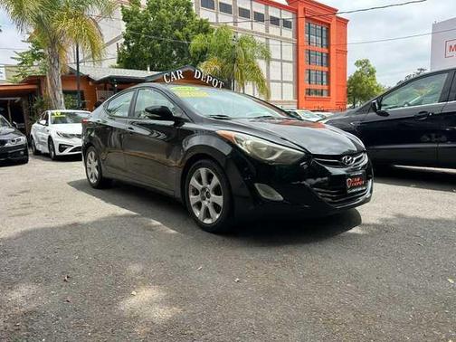 Black Noir Pearl 2012 Hyundai ELANTRA Limited