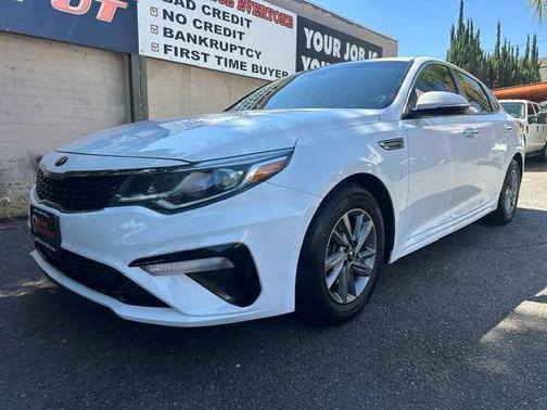 White 2020 Kia Optima LX