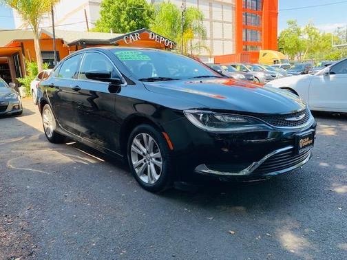 Black 2016 Chrysler 200 Limited