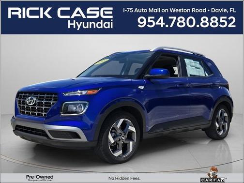 Blue 2025 Hyundai VENUE SEL