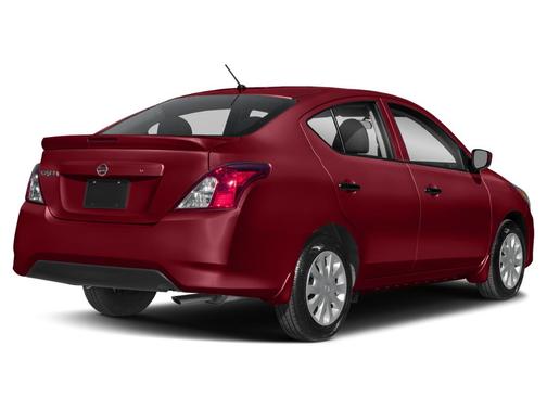 Red 2019 Nissan Versa 1.6 S+