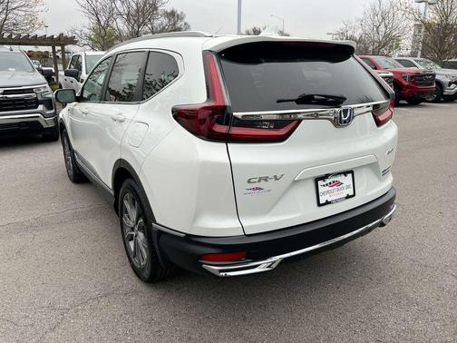 Platinum White Pearl 2021 Honda CR-V Hybrid Touring