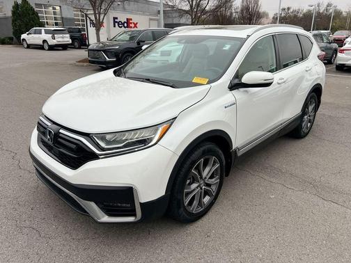 Platinum White Pearl 2021 Honda CR-V Hybrid Touring