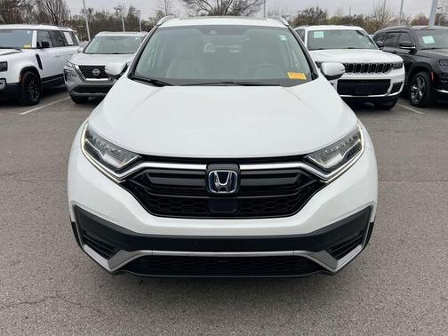 Platinum White Pearl 2021 Honda CR-V Hybrid Touring
