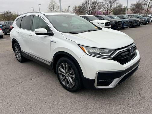 Platinum White Pearl 2021 Honda CR-V Hybrid Touring