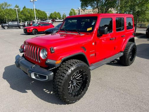 Firecracker Red Clearcoat 2018 Jeep Wrangler Unlimited Sahara