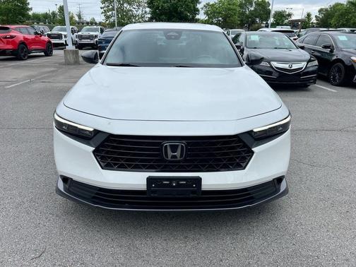 Platinum White Pearl 2023 Honda Accord Hybrid Sport