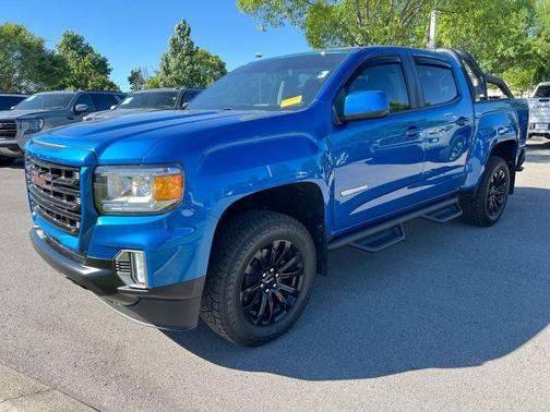 Dynamic Blue Metallic 2022 GMC Canyon Elevation